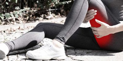 lesión de isquios en un corredor